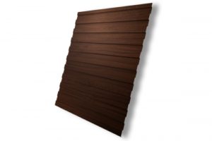 Профнастил C8A 0,45 Print Elite Choco Wood TwinColor