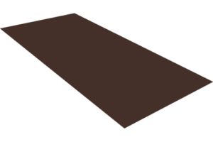 Плоский лист 0,5 PurLite Matt RAL 8017 шоколад