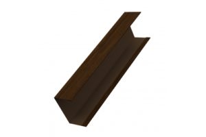 Крышка 65х60 жалюзи Milan, Tokyo для калиток и ворот 0,45 Print Elite Choco Wood TwinColor
