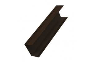 Крышка 65х60 жалюзи Milan, Tokyo для калиток и ворот 0,45 Print Elite Coffee Wood TwinColor
