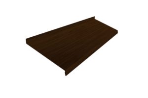 Отлив простой 250 0,45 Print Elite Choco Wood TwinColor (2м)