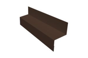 Отлив межэтажный 35 0,5 Satin Matt RAL 8017 шоколад (2м)