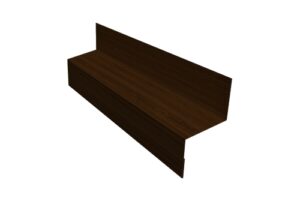 Отлив межэтажный 35 0,45 Print Elite Choco Wood TwinColor (3м)