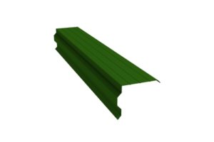 Планка торцевая фигурная 90х110 0,45 PE с пленкой RAL 6002 лиственно-зеленый (2м)