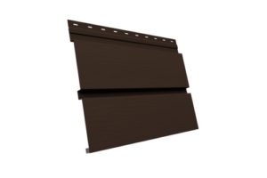 Квадро брус 3D 0,5 Rooftop Бархат с пленкой RAL 8017 шоколад